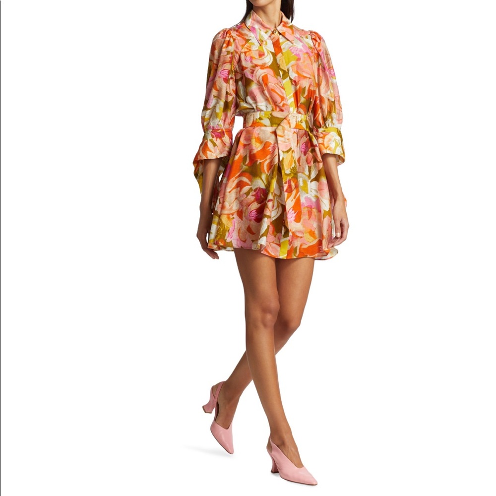 Acler Hendrix Floral Minidress - Picture 5 of 7